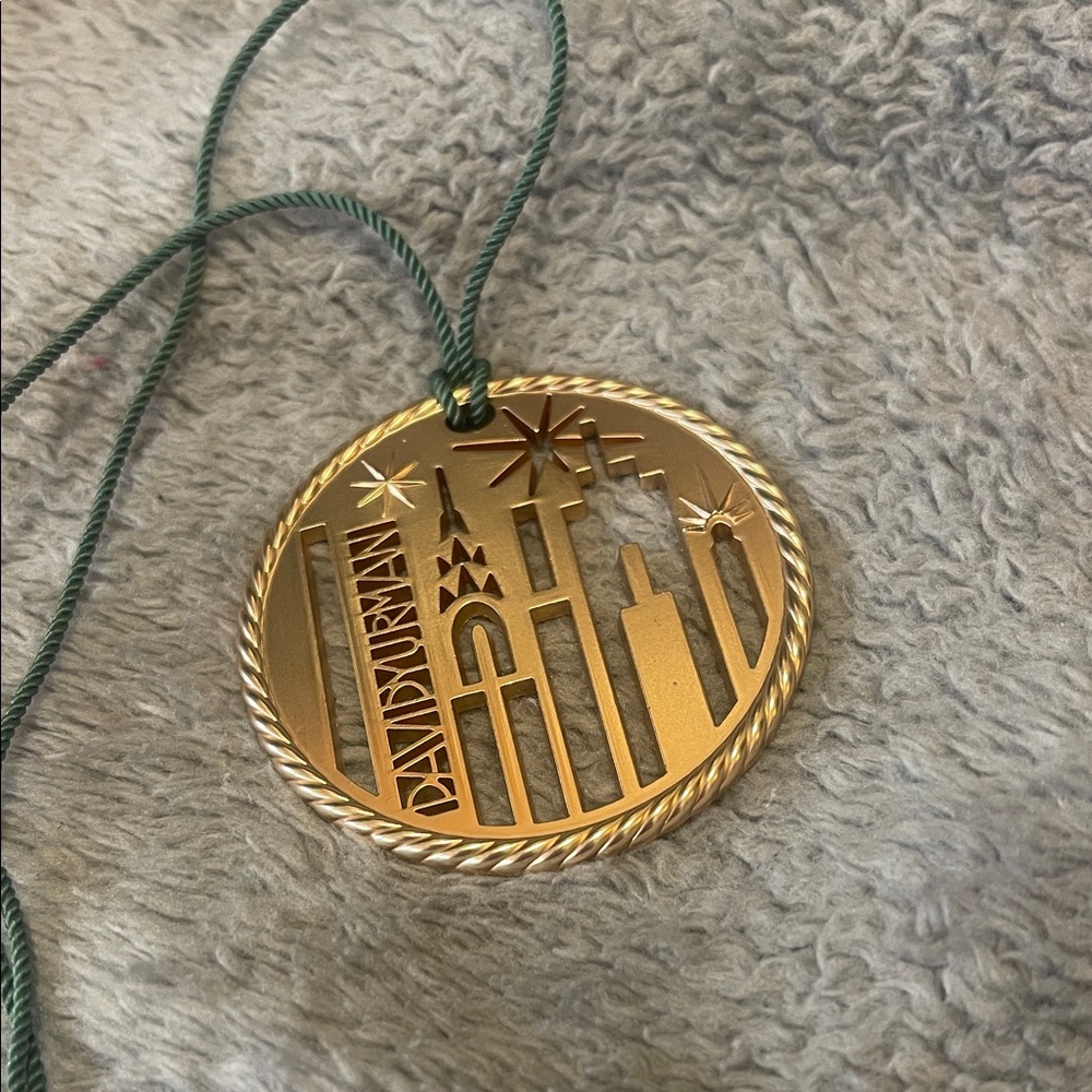 David yurman Gold Cityscape Pendant Necklace